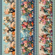 Tricoline Digital Barrados Coleção 7 0,55 x 1,50mt Tricoline Digital Barrados Coleção 7 0,55 x 1,50mt