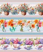 Tricoline Digital Barrados Coleção 9 0,55 x 1,50mt Tricoline Digital Barrados Coleção 9 0,55 x 1,50mt