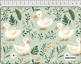 Tricoline Digital Coleção Pataquada Pato Grande 50x150 Cm