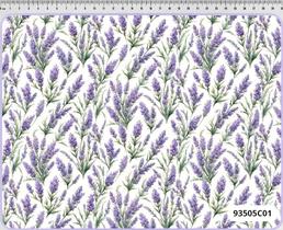 Tricoline Digital Lavandas Soltas 50x150cm Fernando Maluhy