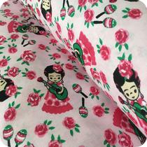 Tricoline Estampada 100% Algodão 1m X 1,50m