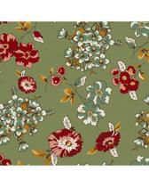 Tricoline Estampado Floral Julia 200637 Pc com 6 Mts