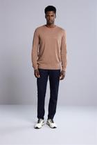 Tricot Básico Gola Careca - Vermelho Terracota