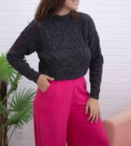 Tricot Cropped de lã - Tamanho P/M e G Tricot Cropped de lã - Tamanho P/M e G