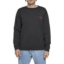 Tricot DC Shoes Classic Circle Star WT24 Cinza Escuro Mescla