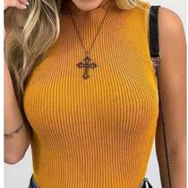 Tricot Garrafinha Blogueirinha Gola Alta