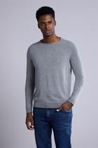 Tricot Gola Careca - Cinza Chumbo