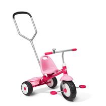 Tricycle Radio Flyer Deluxe Steer & Stroll, rosa, 2-5 anos Tricycle Radio Flyer Deluxe Steer & Stroll, rosa, 2-5 anos