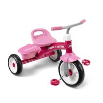 Tricycle Radio Flyer Pink Rider para crianças de 3 a 5 anos