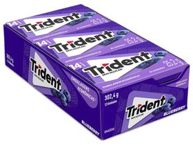 Trident Embalagem Econômica Blueberry 14 unidades contendo 12 caixinhas de 25,2g cada Trident Embalagem Econômica Blueberry 14 unidades contendo 12 caixinhas de 25,2g cada
