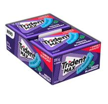 Trident Max Menta Blueberry 2x Maior contendo 14 unidades