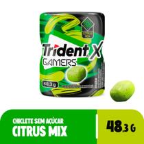 Trident X Gamers Citrus Mix - Explosão de Sabores Intensos 48,3g Trident X Gamers Citrus Mix - Explosão de Sabores Intensos 48,3g
