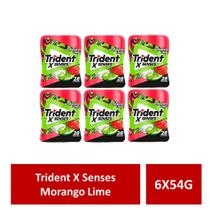 Trident X Senses 6X54G Morango Lime - Mentos