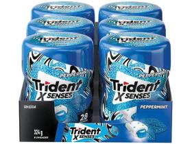 Trident X Senses Hortelã Peppermint contendo 6 potes de 54g cada