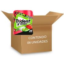 Trident X Senses Morango Lime contendo 6 potes de 54g cada