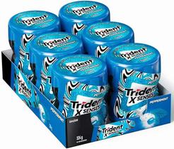 Trident XSenses Hortelã Sem Açúcar Garrafa 6 unidades de 54g