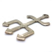 Tridente Pomba Gira Garfo da Pomba Gira Umbanda em Metal 4cm