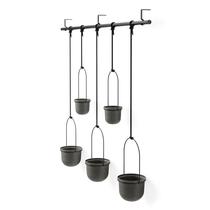 Triflora Kit com 5 Vasos de Parede Suspensos Umbra Triflora Kit com 5 Vasos de Parede Suspensos Umbra