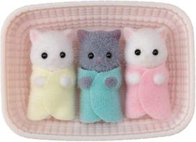 Trigêmeos de Gato Persa Sylvanian Families - Conjunto de Bonecos