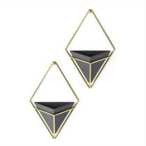 Trigg - conjunto com 2 vasinhos de parede preto/dourado Trigg - conjunto com 2 vasinhos de parede preto/dourado