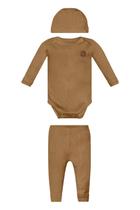 Trijunto Bebê Menino Body. Calça e Gorro em Ribana Glinny Trijunto Bebê Menino Body. Calça e Gorro em Ribana Glinny