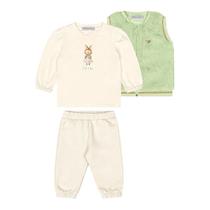 Trijunto blusa com calça e colete trick nick