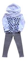 Trijunto Infantil Feminino Top/Jaqueta + Legging Infanti. Trijunto Infantil Feminino Top/Jaqueta + Legging Infanti.