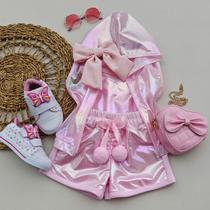 Trijunto Infantil Menina Nina Rosa 02 ao 08