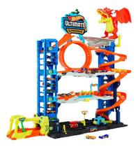 Trilha De Brinquedo Hot Wheels City Ultimate Garage Em Escala 02:04 Colorida Multicolorida