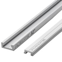 Trilha Miter T POWERTEC de 32 cm com barra em T para serra de mesa e roteador