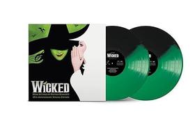 Trilha sonora de vinil WICKED Broadway, 15º aniversário, verde/preta