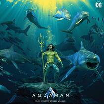 Trilha sonora MONDO Aquaman LP de vinil deluxe 180 g preto Trilha sonora MONDO Aquaman LP de vinil deluxe 180 g preto