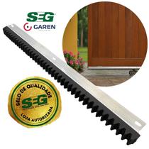Trilho Barra De Cremalheira Universal 50cm Para Portão Deslizante Kdz De Correr Seg Garen Mc Garcia Unisystem