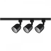 Trilho C/3 Spot Led 27W 3000K Blume Preto