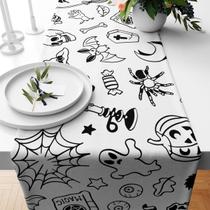 Trilho Caminho De Mesa Halloween 145Cm X 40Cm