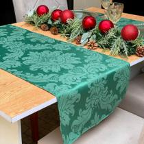 Trilho Caminho de Mesa Para Natal e Ano Novo Mesa Posta