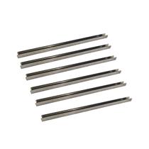 Trilho Churrasqueira Perfil U em Aço Inox 85cm 6 pçs Trilho Churrasqueira Perfil U em Aço Inox 85cm 6 pçs