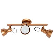 Trilho com 3 Spots E27 Cobre - Itamonte - 1141/3CO Trilho com 3 Spots E27 Cobre - Itamonte - 1141/3CO