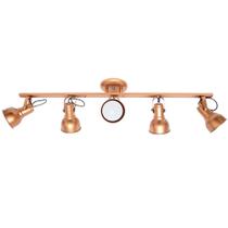 Trilho com 5 Spots E27 Cobre - Itamonte - 1141/5COB Trilho com 5 Spots E27 Cobre - Itamonte - 1141/5COB
