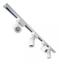 Trilho com spot track 7w 3000k 03 led br 01 metro e conector llum