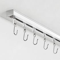 Trilho de Cortina de Teto TEAKMAMA Branco 4,5-5,5m Trilho de Cortina de Teto TEAKMAMA Branco 4,5-5,5m