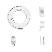 Trilho De Cortina Silencioso Flexível 2/3/5/6M Divisor De Ambiente Dobrável Para Quartos, Banheiros,