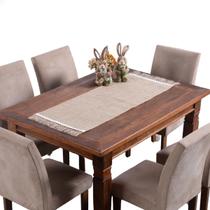 Trilho De Mesa 1.30m X 46cm Bege 1 Peça