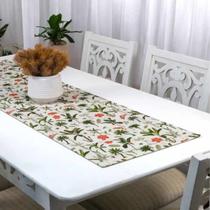 Trilho de Mesa com Ponto Palito 40x140 cm Glamour Palms Appel Trilho de Mesa com Ponto Palito 40x140 cm Glamour Palms Appel
