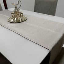 Trilho de Mesa Decoração e Luxo Maquinetado Bainha Premium 40x170