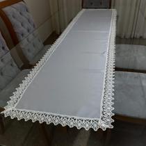 Trilho de Mesa Decorativo Maquinetado 40x170 Varias Cores Cor:Prata
