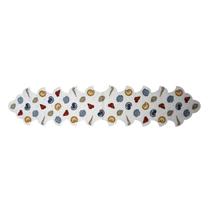 Trilho de Mesa em Tecido Marine Bordado 35x178cm TUUT