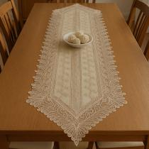 Trilho de Mesa Grande 1,50m Bordado Com Renda de Guirpir