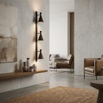 Trilho de Parede Lotti 1,50 metros com 3 Spots Direcionáveis para Iluminação