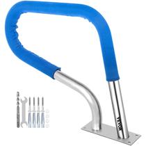 Trilho de piscina VEVOR 304 em aço inoxidável 115 kg de carga prateado